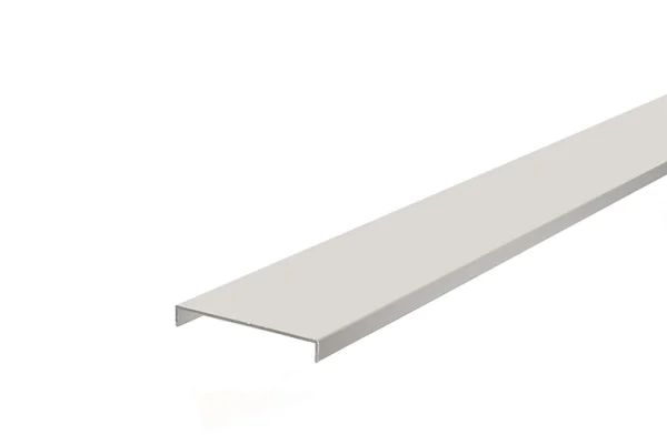 Castorama Nez De Cloison Aluminium Blanc 10 X 74 Mm L.2,6 M 1
