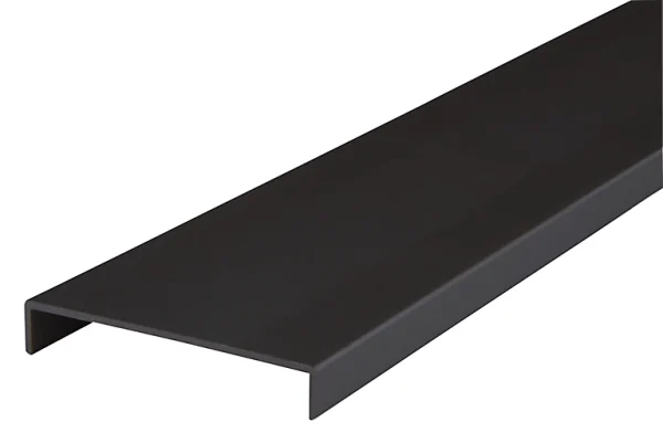 Castorama Nez De Cloison Aluminium Noir 10 X 74 Mm L.2,6 M 1