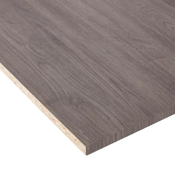 Castorama Tablette Mélaminé Chêne Gris, 250 X 60 Cm, ép.18 Mm 1
